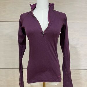 Women's Purple Quarter-Zip Top